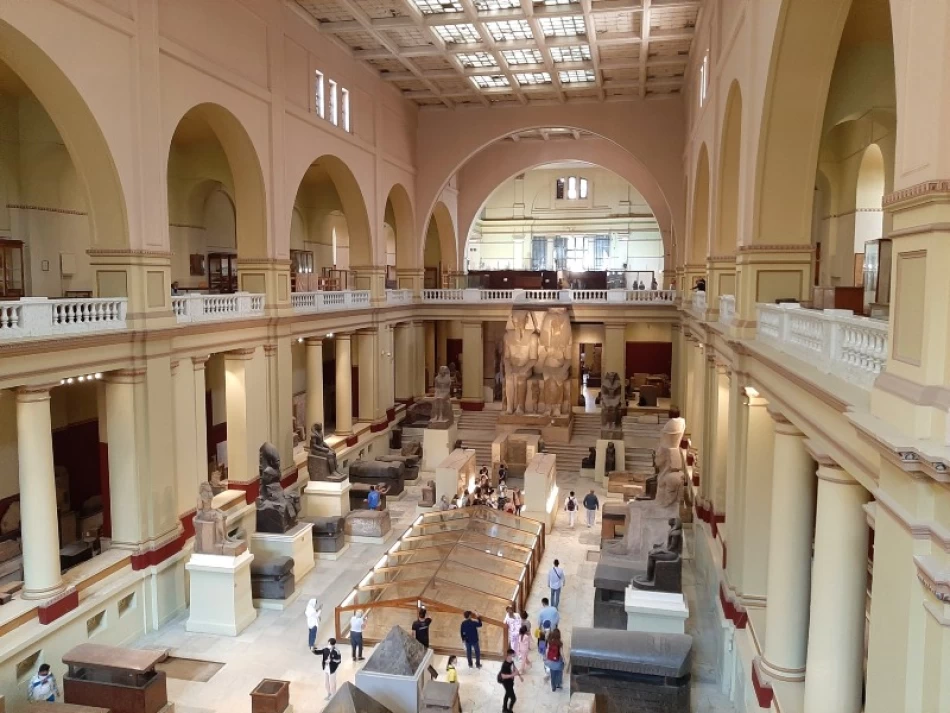 El Museo Egipcio durante los paquetes de tours de Navidad en Egipto