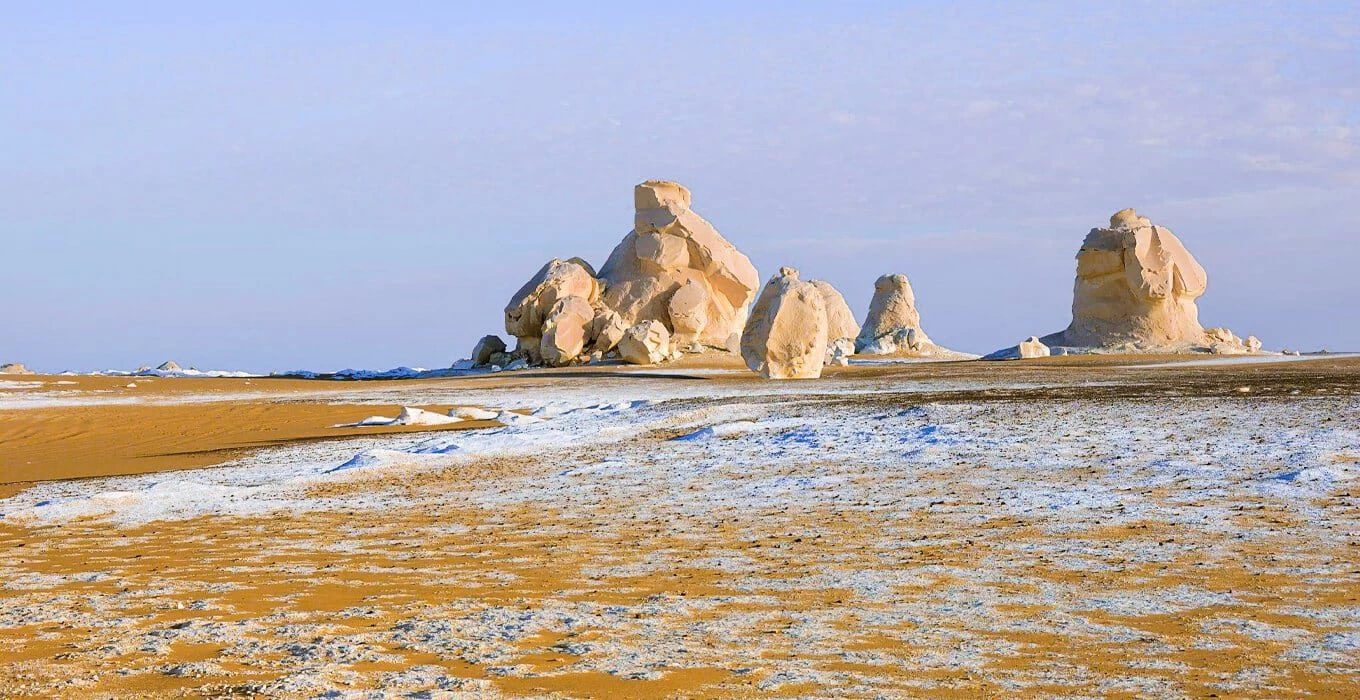 The Bahariya Oasis in the Western Desert of Egypt, about 370 km south of Cairo