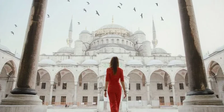 Moschea Blu a Istanbul, Turchia