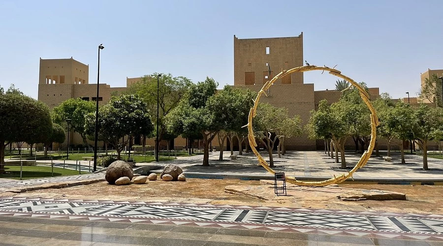 un palacio histórico en el barrio de Al-Murabba en Riad