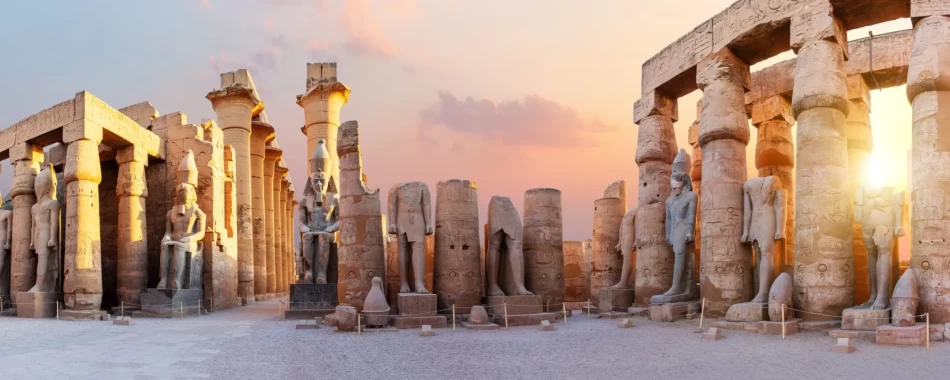 The Luxor Temple in Luxor, Egypt