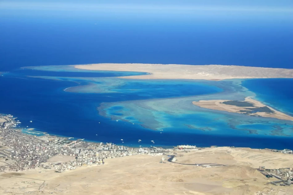 the Giftun Islands located in the Red Sea near Hurghada, Egypt.