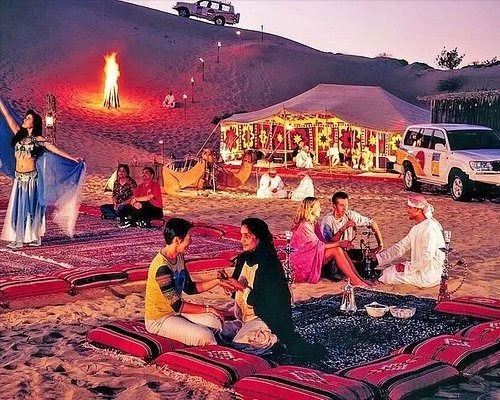 Enjoying a Traditional Bedouin Dinner by the Fire