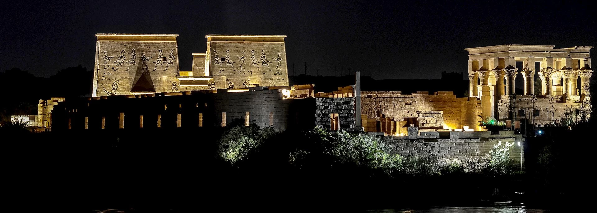 Lo spettacolo di Suono e Luce ad Aswan