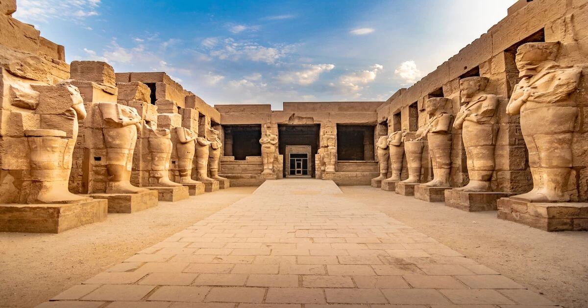 Ancient Egyptian temple in Luxor, Egypt