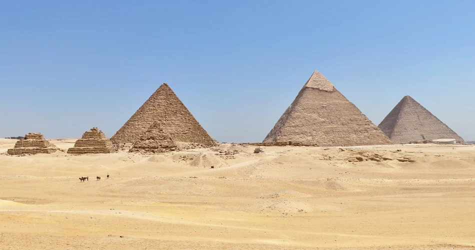 The pyramids of giza